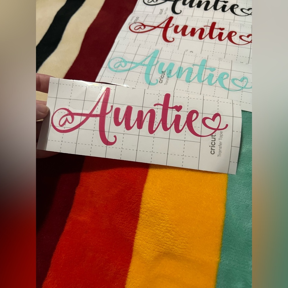 Auntie Vinyl Decal ♥️